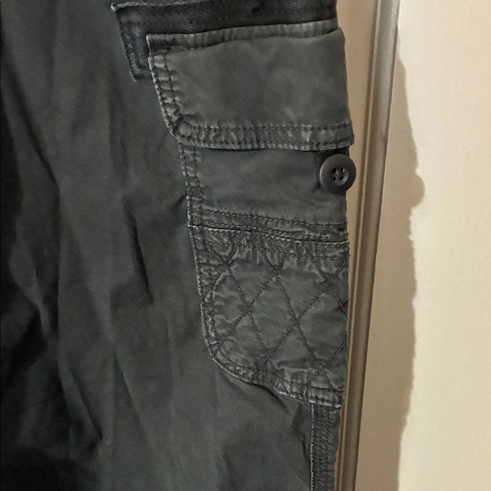 Women’s Baggy Jogger Gray Cargo Pants NWOT - Picture 4 of 12